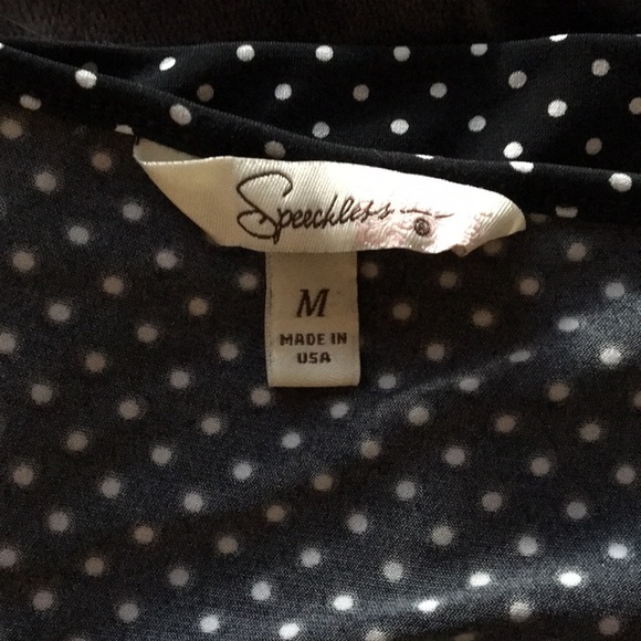 Polka Dot Dressy Top - Picture 7 of 7